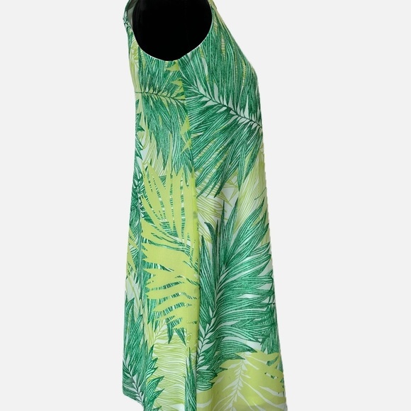 Calvin Klein Leaf sleeveless green Dress size 2 - Picture 3 of 6
